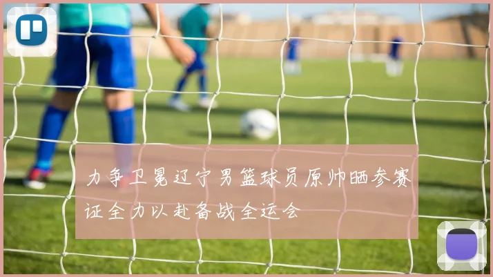 力争卫冕辽宁男篮球员原帅晒参赛证全力以赴备战全运会